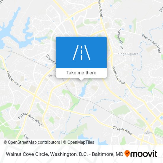 Walnut Cove Circle map