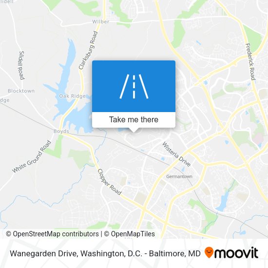 Mapa de Wanegarden Drive