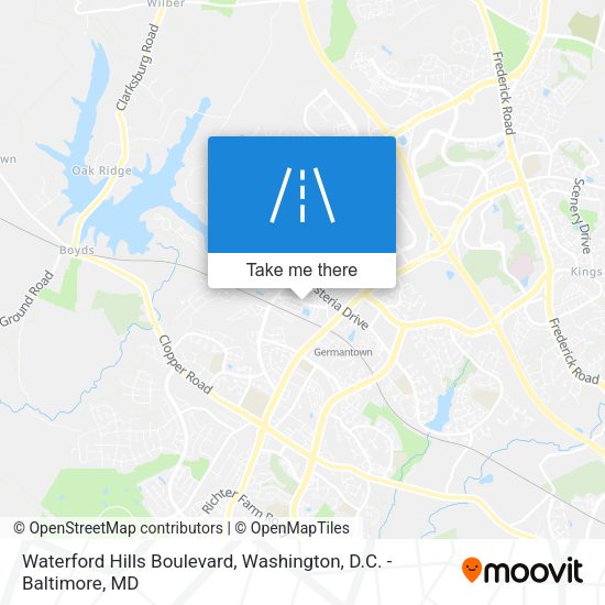 Mapa de Waterford Hills Boulevard