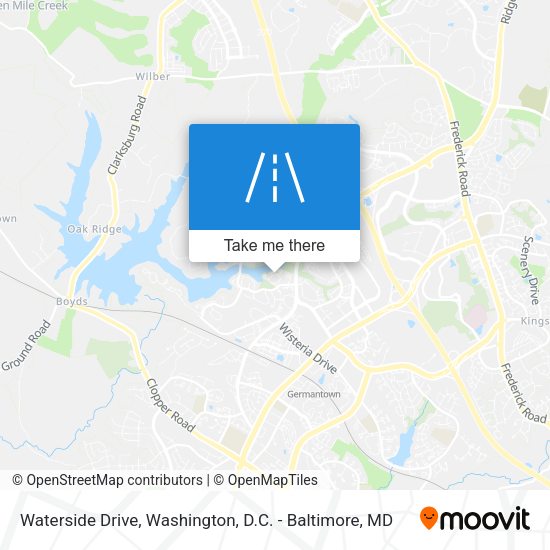Waterside Drive map