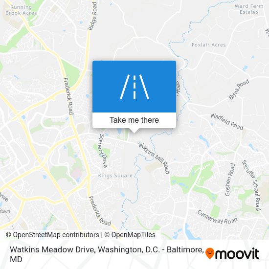 Watkins Meadow Drive map