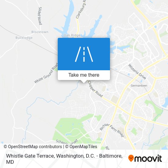 Mapa de Whistle Gate Terrace