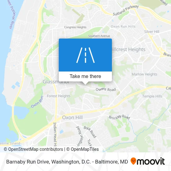 Barnaby Run Drive map