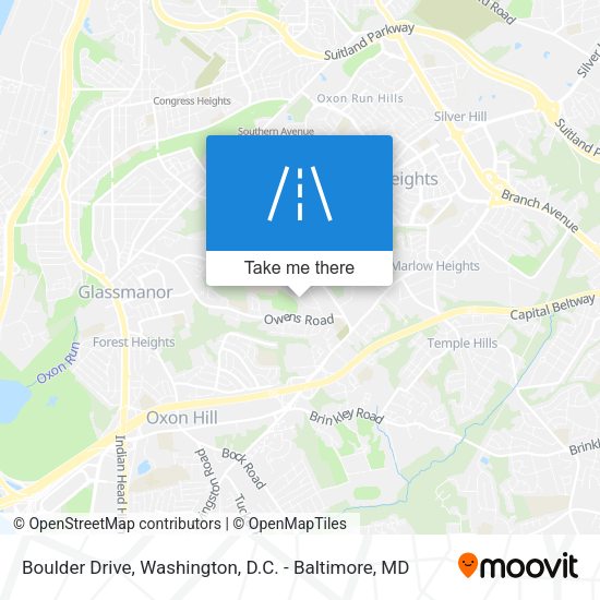 Mapa de Boulder Drive