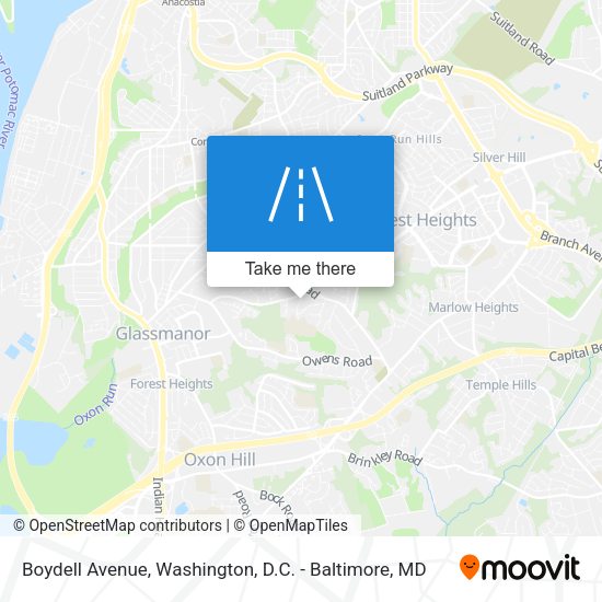 Boydell Avenue map