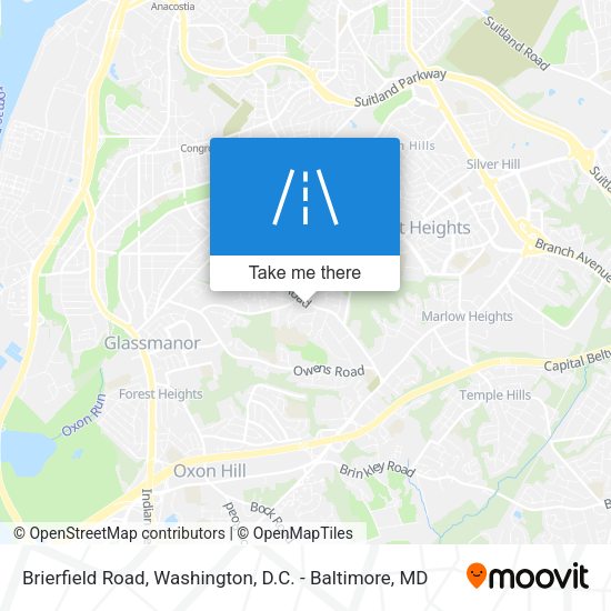 Brierfield Road map