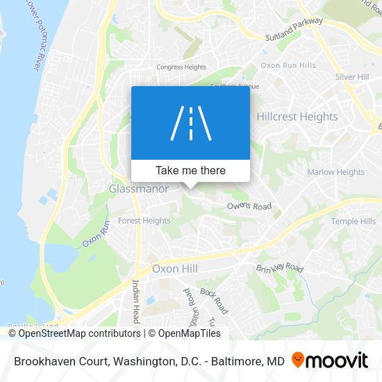 Brookhaven Court map