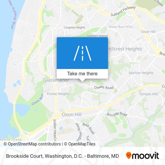 Brookside Court map