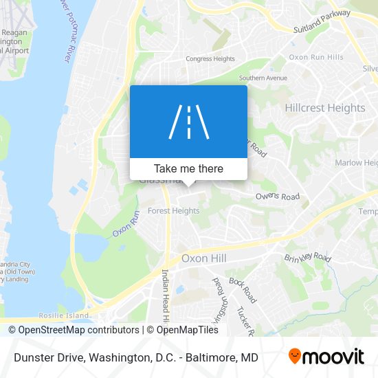 Dunster Drive map