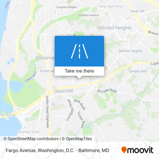 Fargo Avenue map