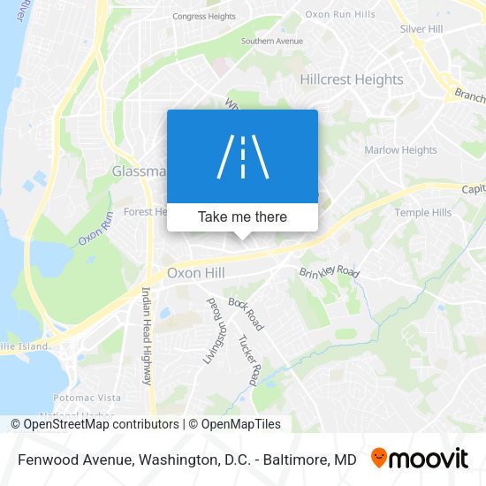 Fenwood Avenue map