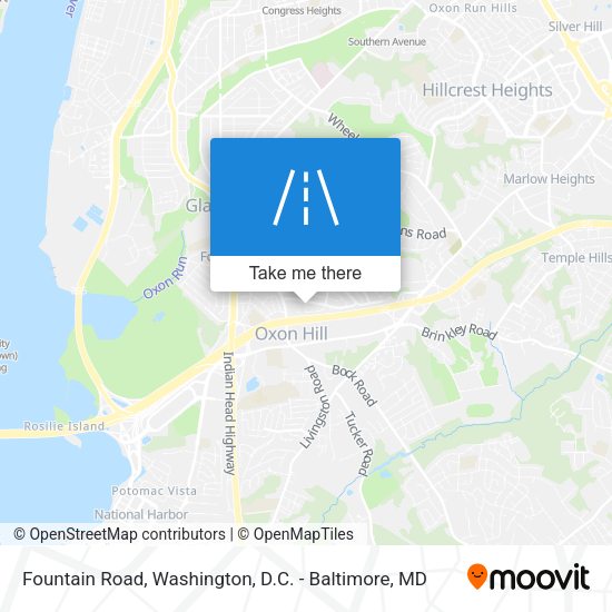Fountain Road map