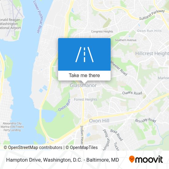 Mapa de Hampton Drive