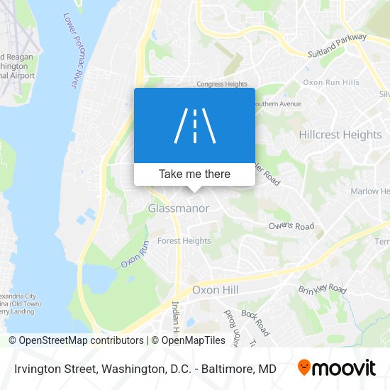 Mapa de Irvington Street