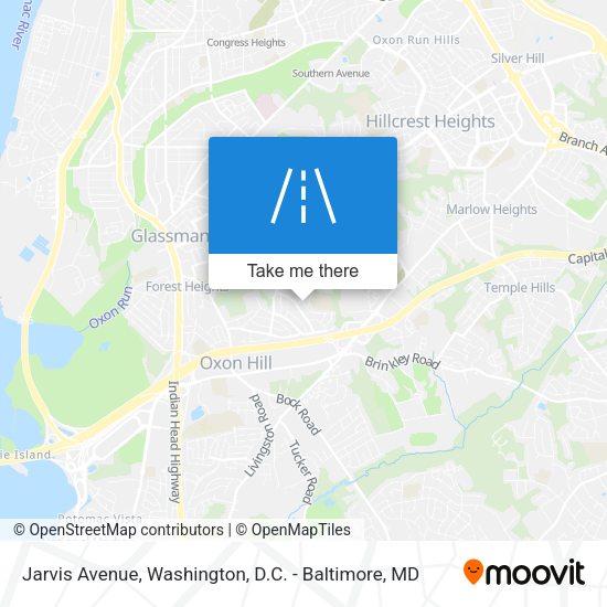 Mapa de Jarvis Avenue
