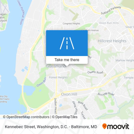 Mapa de Kennebec Street