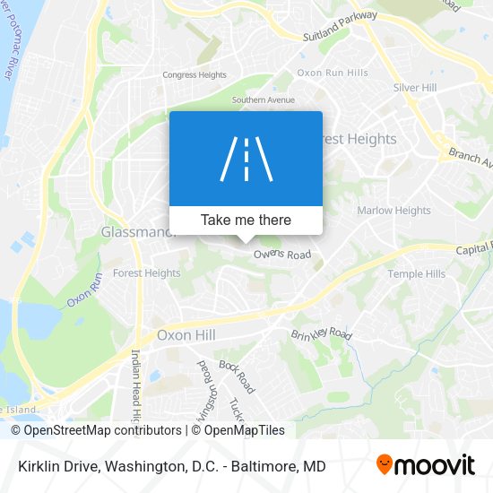 Kirklin Drive map