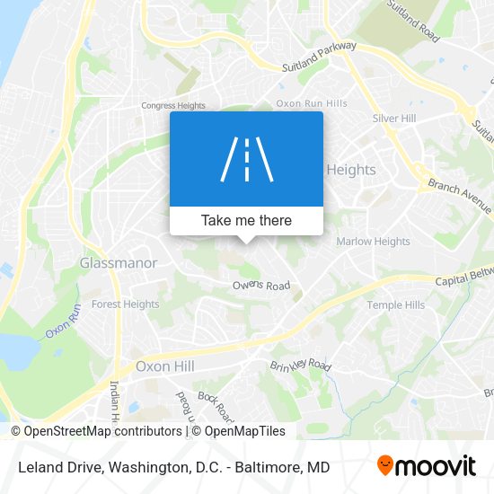 Leland Drive map