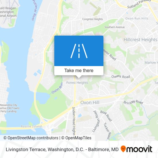 Livingston Terrace map