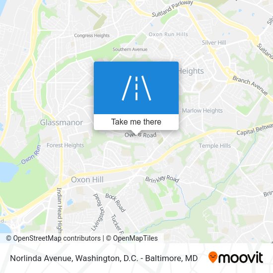 Norlinda Avenue map