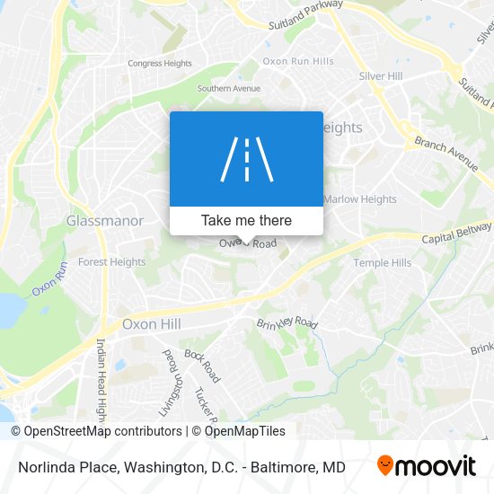 Norlinda Place map