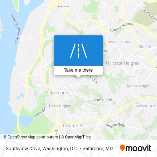 Southview Drive map