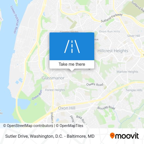 Mapa de Sutler Drive