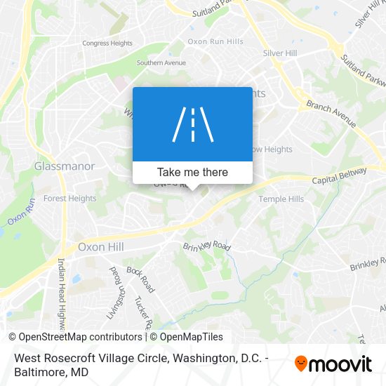 Mapa de West Rosecroft Village Circle