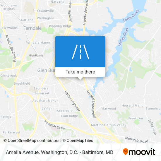Amelia Avenue map