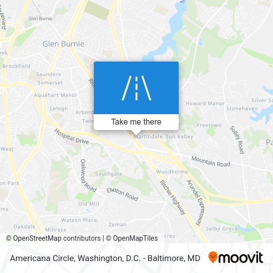 Americana Circle map