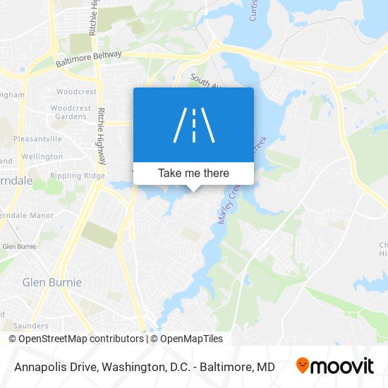 Mapa de Annapolis Drive