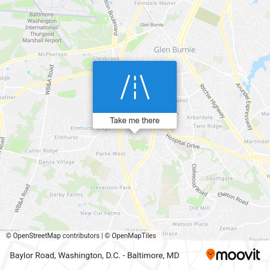 Mapa de Baylor Road