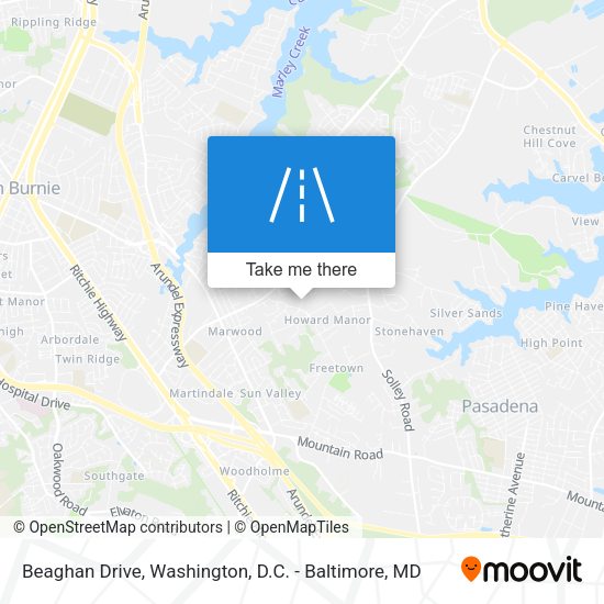 Beaghan Drive map