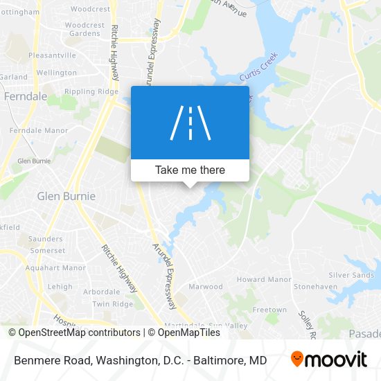 Mapa de Benmere Road