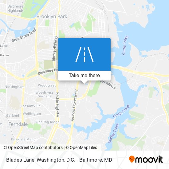 Mapa de Blades Lane