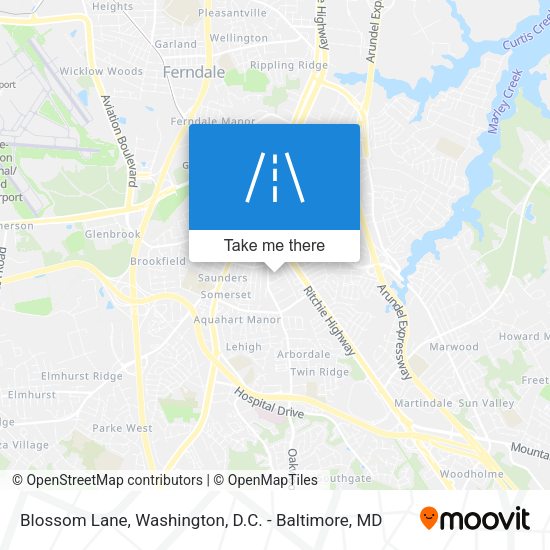 Mapa de Blossom Lane