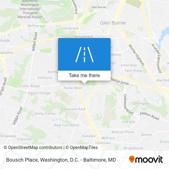 Bousch Place map