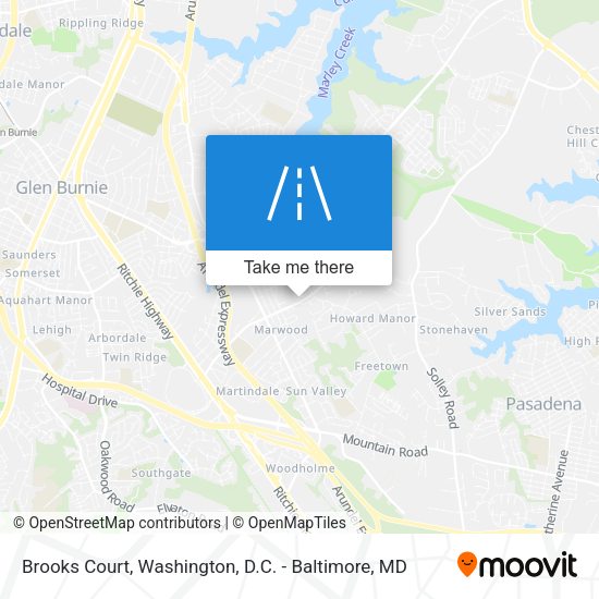 Brooks Court map