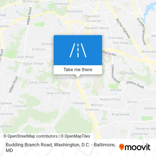 Budding Branch Road map