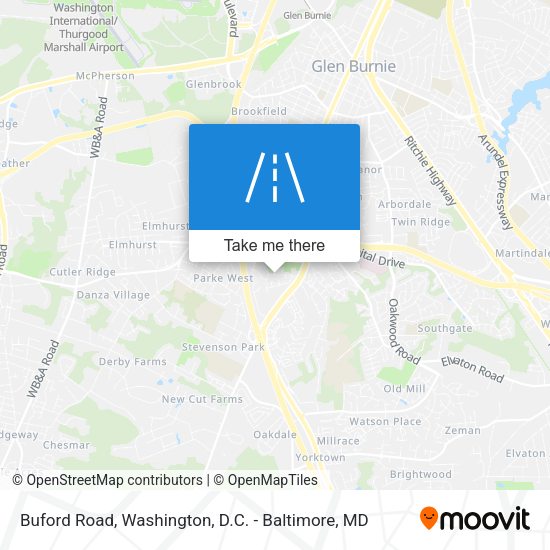 Buford Road map