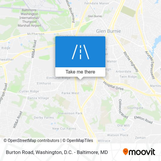 Burton Road map