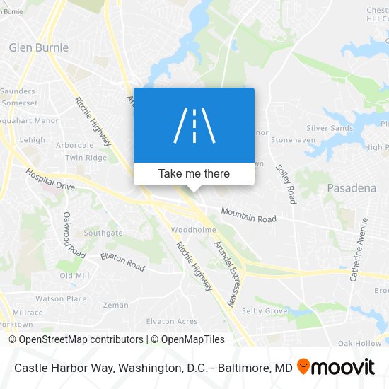 Castle Harbor Way map
