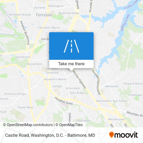 Castle Road map