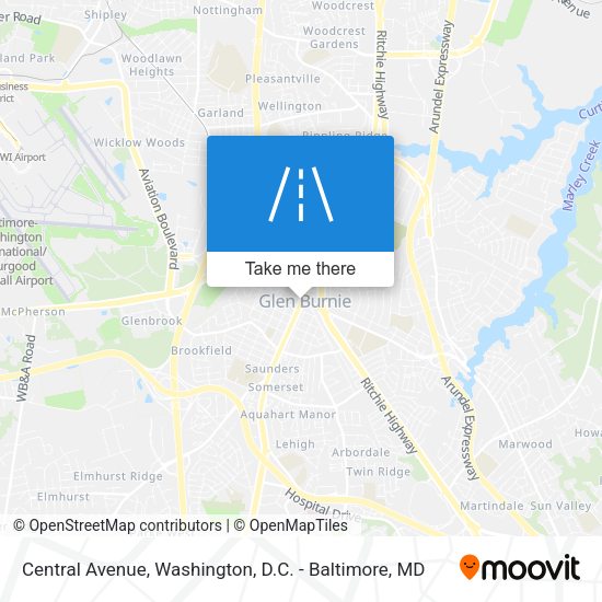 Central Avenue map