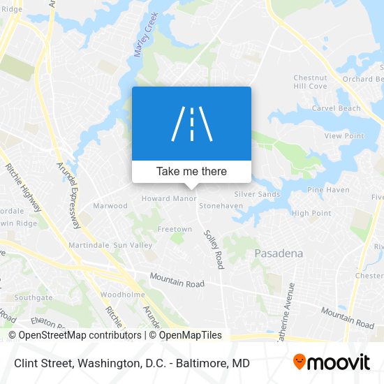 Clint Street map