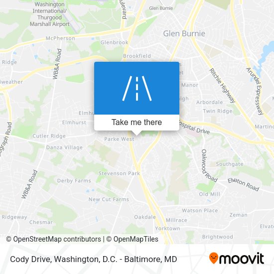 Cody Drive map
