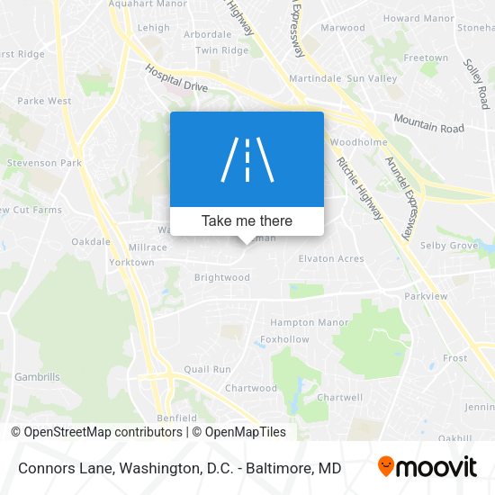 Connors Lane map