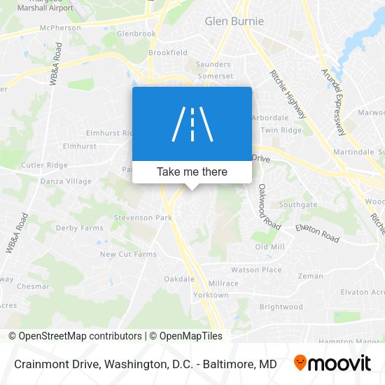 Crainmont Drive map