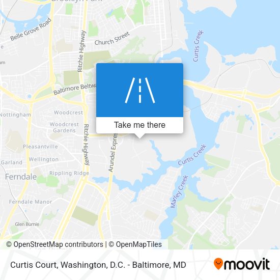Curtis Court map