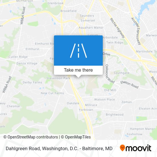 Mapa de Dahlgreen Road